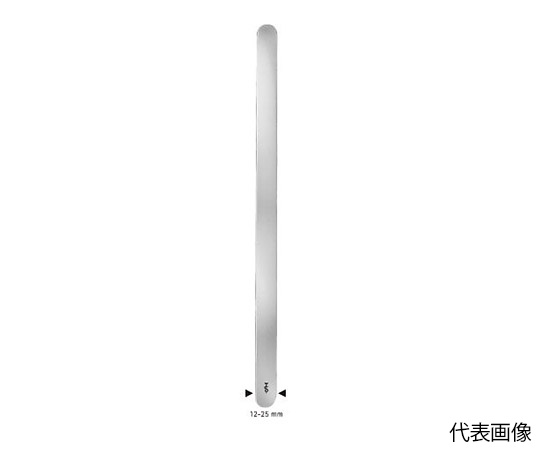 脳ベラ　平型　屈曲性　幅12mm　全長200mm画像