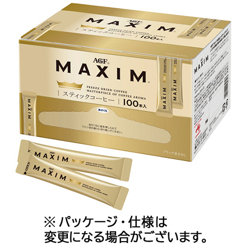 ﾏｷｼﾑ ｽﾃｨｯｸｺｰﾋｰ 1ｾｯﾄ(300本:100本×3箱)画像