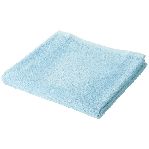 ﾃﾗｶﾗｰﾀｵﾙ ﾊﾞｽﾀｵﾙ ﾌﾞﾙｰ 1枚