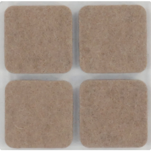 光　硬質フェルト　ブラウン２５ｍｍ×２５ｍｍ画像