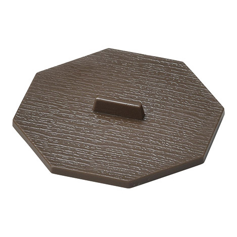 M11-638 耐熱むし椀(大)用 蓋 茶画像