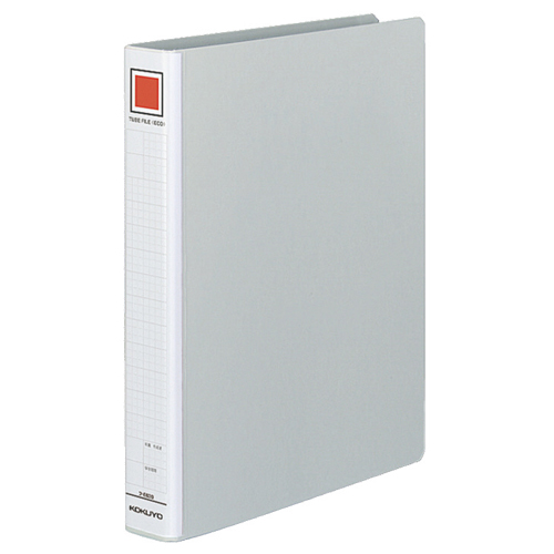 ﾁｭｰﾌﾞﾌｧｲﾙ(ｴｺ)片開き A4ﾀﾃ 300枚収容30mmとじ 背幅45mm ｼﾙﾊﾞｰ 1ｾｯﾄ(10冊)画像