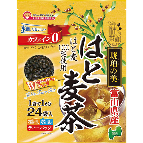 琥珀の美 はと麦茶 1袋(24ﾊﾞｯｸﾞ)画像