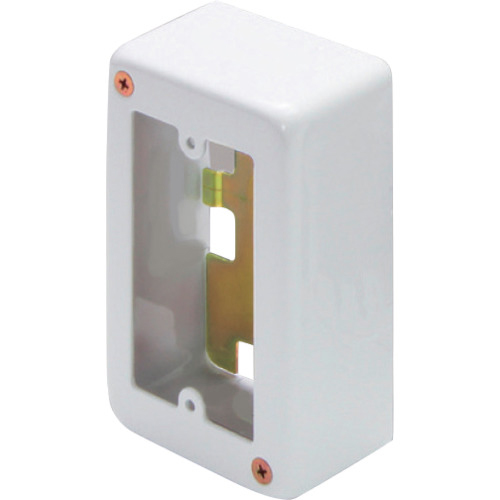 ﾒﾀﾙﾓｰﾙ付属品 1個用ｽｲｯﾁﾎﾞｯｸｽ 浅型 ﾉｯｸなし ﾎﾜｲﾄ 1個画像