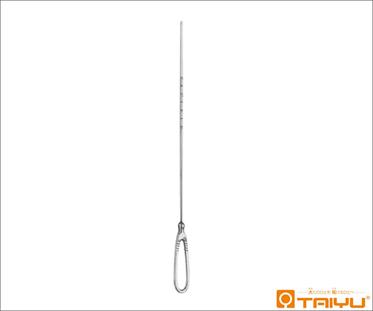 子宮消息子 目盛13cm 銀先7cm 全長33cm 銅製