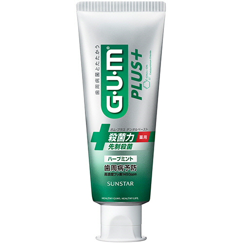 G･U･M(ｶﾞﾑ)･PLUS ﾃﾞﾝﾀﾙﾍﾟｰｽﾄ ﾊｰﾌﾞﾐﾝﾄ 120g 1本