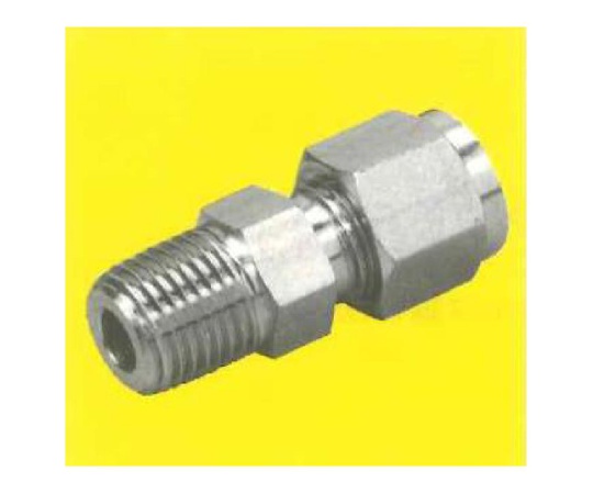 PTFE無電コート ステンレスSUS316 USLハーフユニオン(ミリサイズ) 3φ×PT1/4 5個入画像