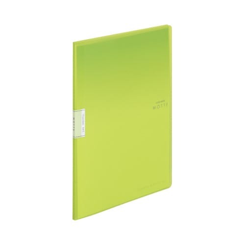 クリヤーブックモッテＡ４縦　１０Ｐ　黄緑画像