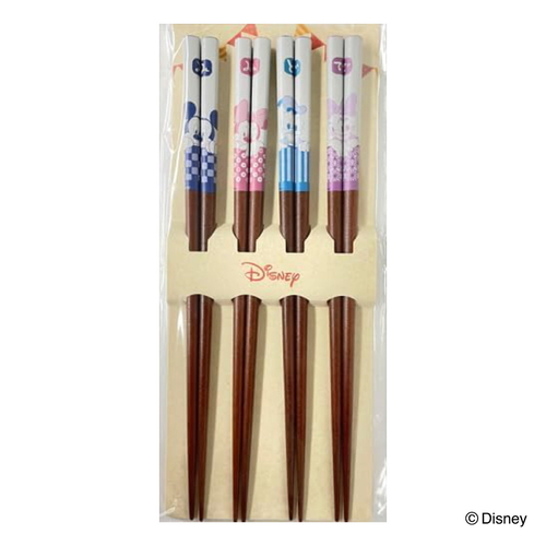ディズニー箸4Pセット 和フェイス 和画像