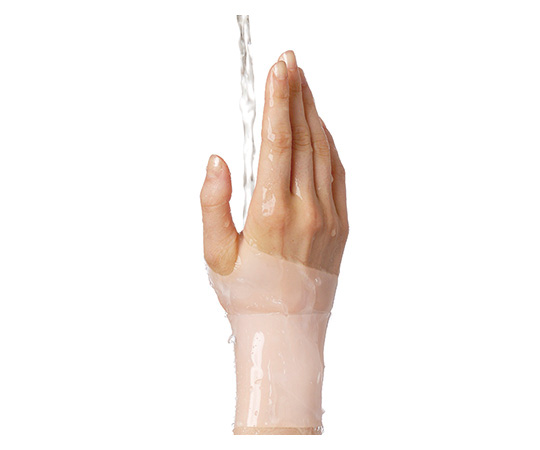 中山式ゲルサポーター　手首用　クリアベージュ画像