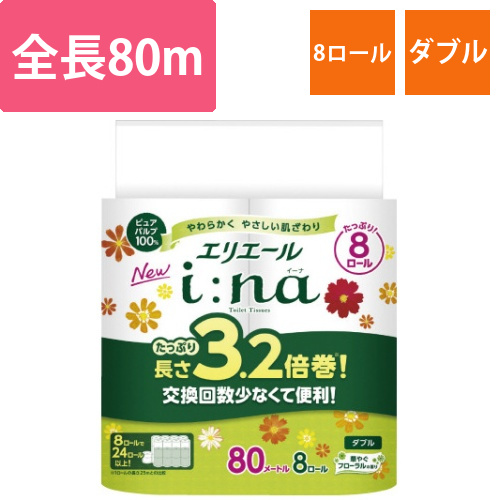イーナトイレット　3.2倍巻8R　ダブル画像