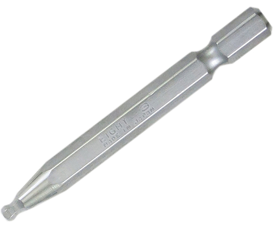 テーパーヘッド六角棒ビット　3mm×65画像