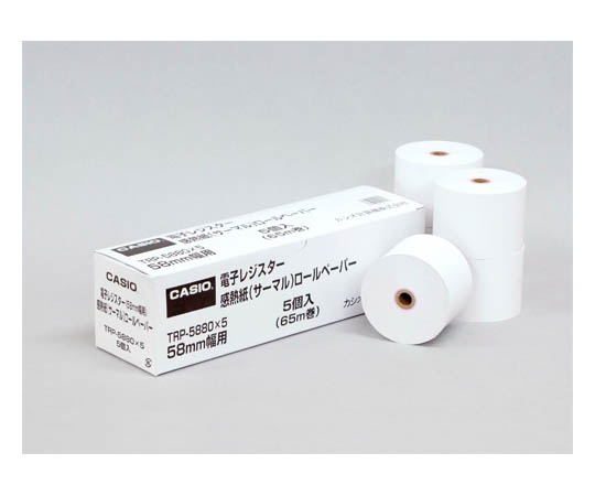 レジスター用ロールペーパー(感熱) TRP-5880 5個入り
