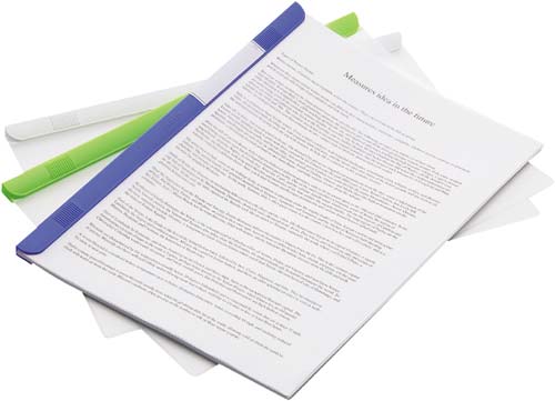 スライドバーファイルＡ４縦２０枚とじ　黄緑１０冊画像