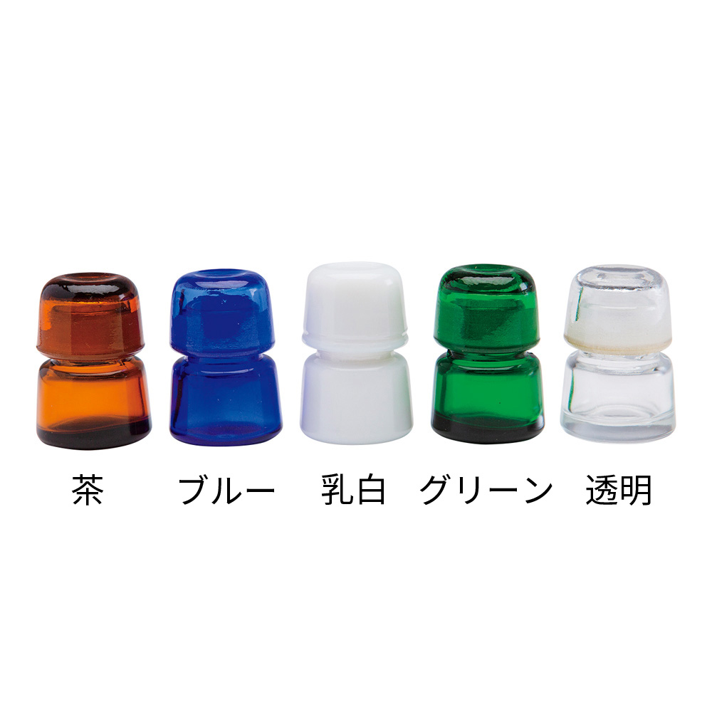 有帽瓶　30mL　大　乳白画像