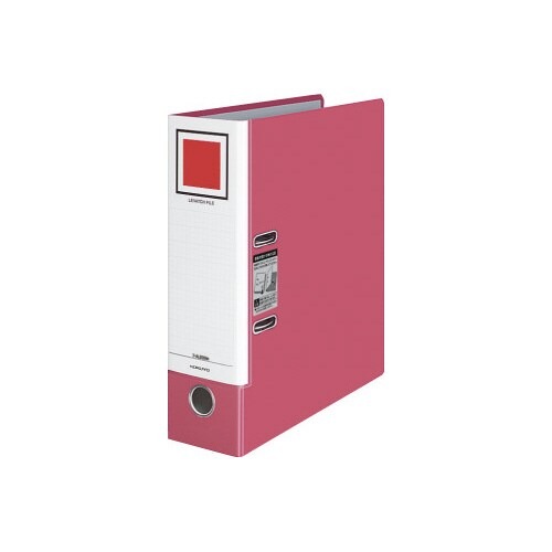 レバッチファイル　Ａ４縦　背幅９３ｍｍ　赤画像