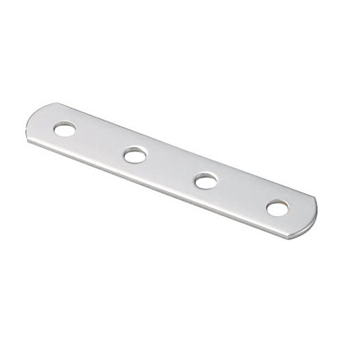 ジョイント金具19型フラットクローム　穴数4　長さ100mm　1個