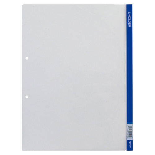 Lﾎﾙﾀﾞｰ A4ﾀﾃ 2穴 青 見出し付 1枚画像