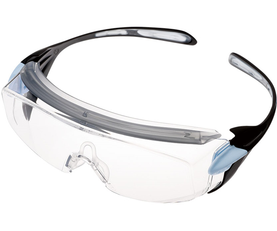 JIS/ANSI規格品 小型保護めがね ビジョンベルデ VS-303F ブルー（オーバーグラス・曇り止め加工）