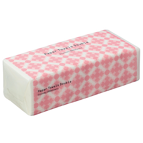 ﾍﾟｰﾊﾟｰﾀｵﾙ ﾀﾞﾌﾞﾙﾀｲﾌﾟ(ｴｺﾉﾐｰ) 200組 1ﾊﾟｯｸ画像