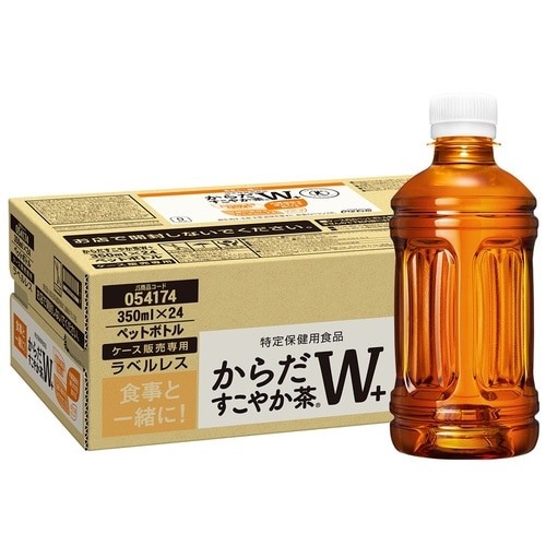 からだすこやか茶Ｗ＋ラベルレス　３５０ｍｌ　２４本画像