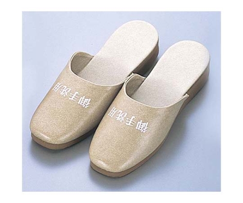 スリッパ 前閉じ L SS-120T(茶厚底)ベージュ(06)画像