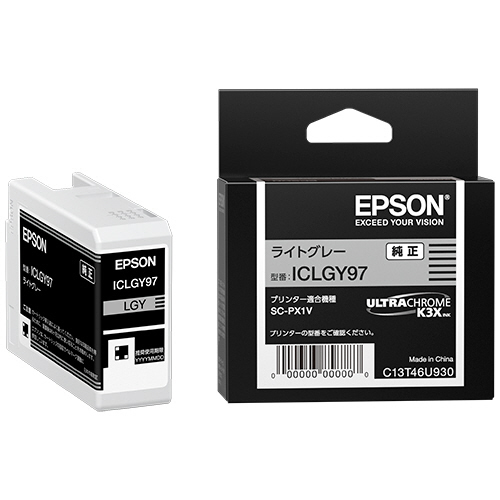 ｲﾝｸｶｰﾄﾘｯｼﾞ ﾗｲﾄｸﾞﾚｰ ICLGY97 1個画像