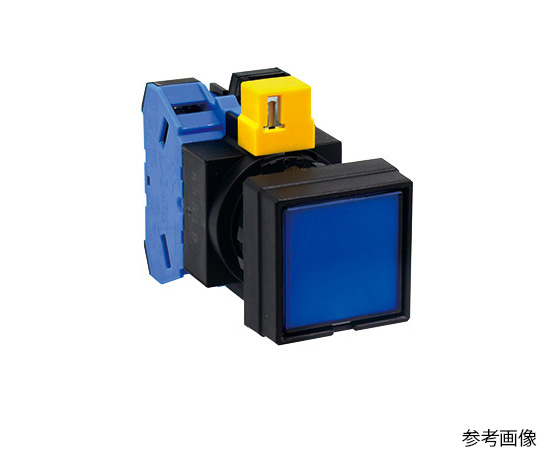 HWシリーズ照光押ボタンスイッチΦ22（角平形LED）（モメンタリ形）