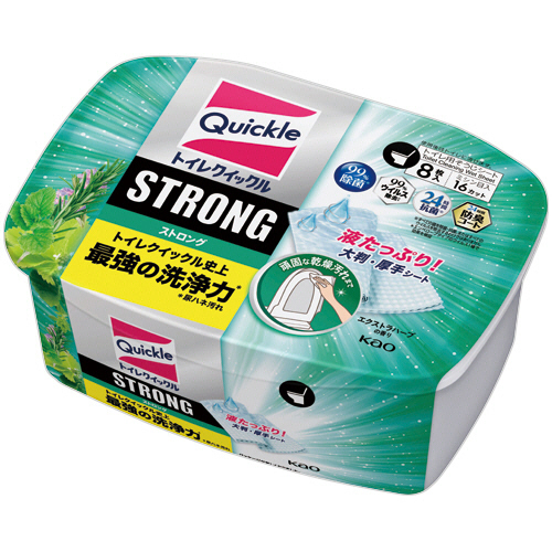 ﾄｲﾚｸｲｯｸﾙ STRONG ｴｸｽﾄﾗﾊｰﾌﾞの香り 本体 1個(8枚)画像