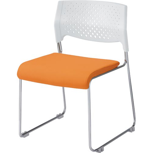 ＤＤスタッキング３　メッキ脚　オレンジ１２脚セット画像