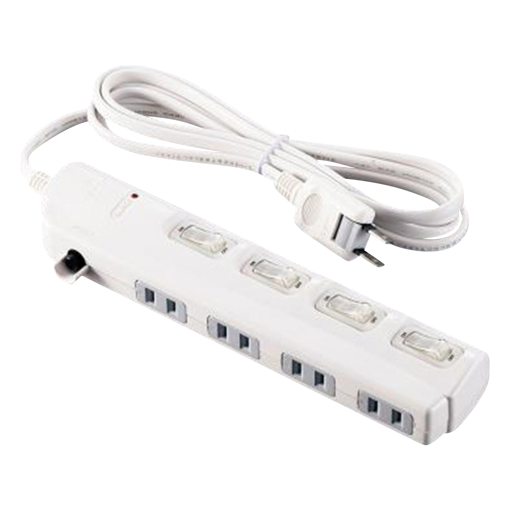 OAタップ　コード2m　コンセント4個口画像