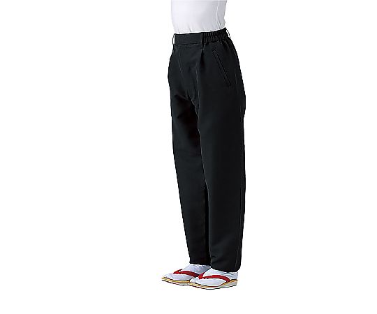 男女兼用和風パンツ ブラック M画像
