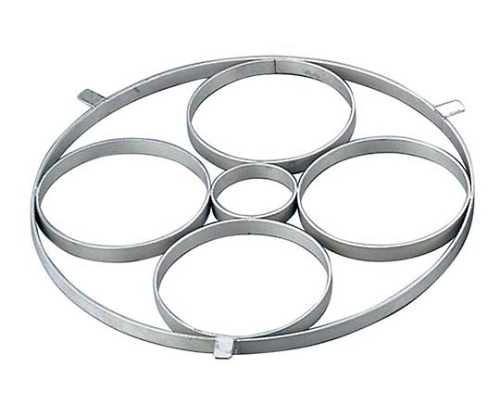 EBM 18-8 ゆで麺鍋用リング Aタイプ φ145×4穴画像
