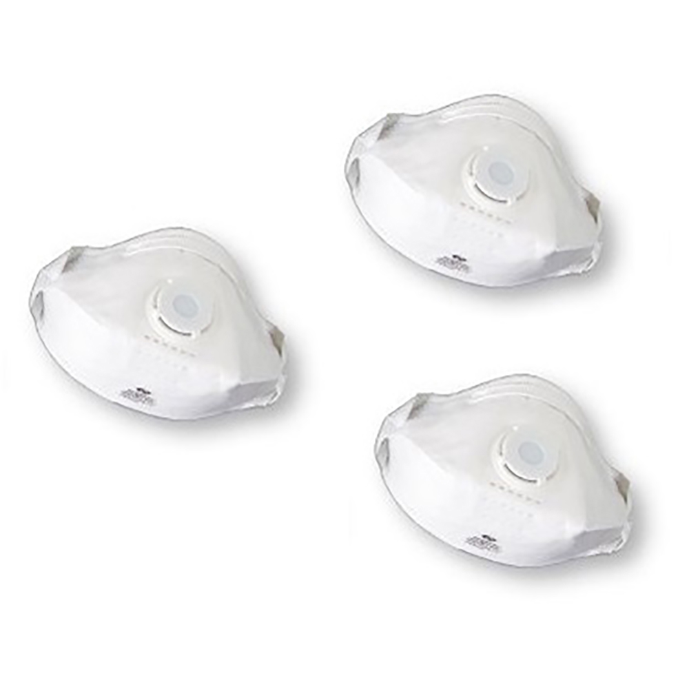 N95マスク(立体構造)　バルブ付き　20枚画像