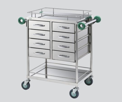 とっても静かな繃帯交換車(KENIFINE(TM)抗菌･抗ウィルスハンドル) 750(940)×450×902画像