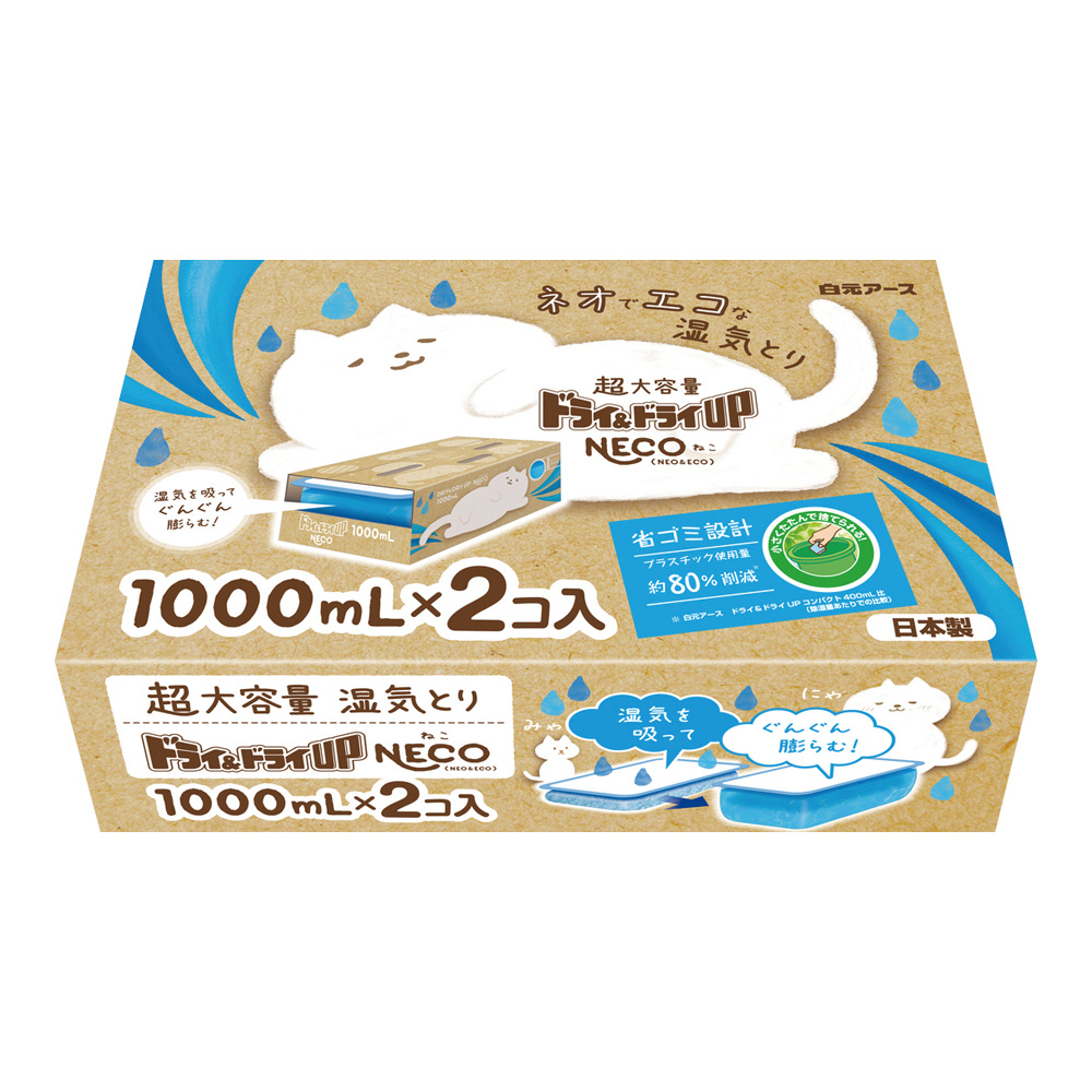 ドライ＆ドライUP NECO 2個入画像