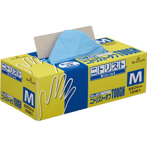 ニトリスト・タフ１００枚入　ブルー　Ｍ　１箱画像