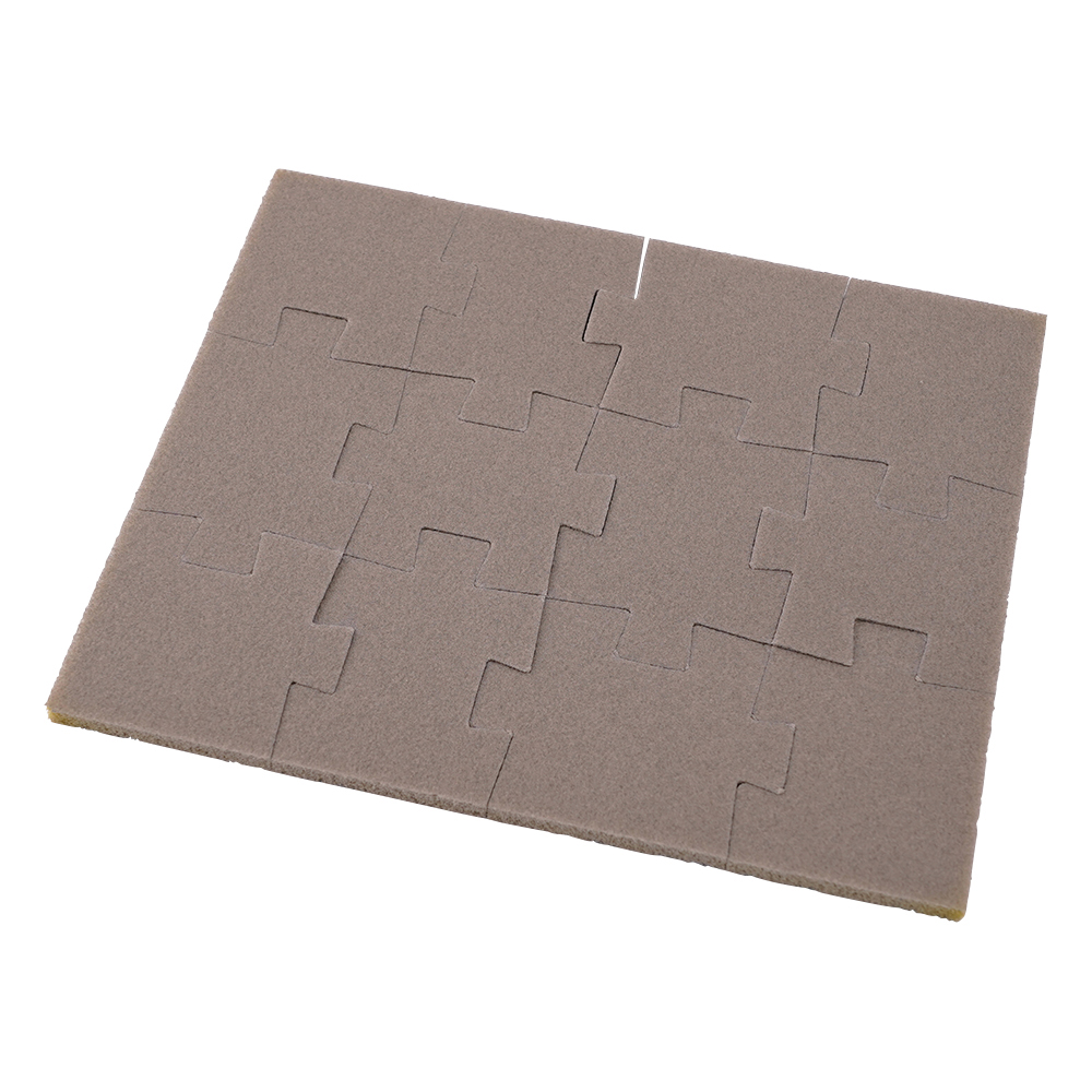 スポンジ研磨材　ジグゾーパズル型画像