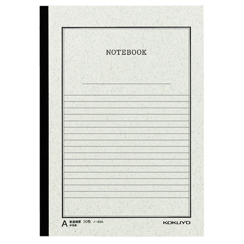 ﾉｰﾄﾌﾞｯｸ(事務用) ｾﾐB5 A罫 30枚 1冊画像