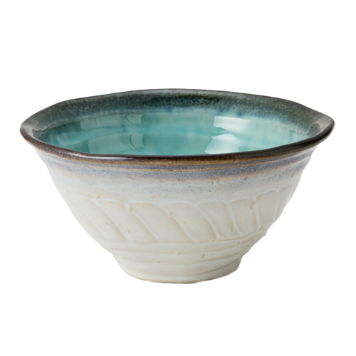どんぶり 1L 丼 ボウル KANADE 陶器 青画像