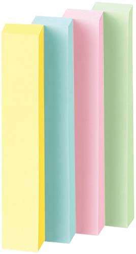 ふせん＜Ｋ２＞　７５×１２．５　４色　４０冊入画像