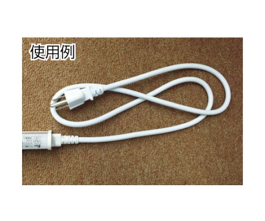 LEDシームレス照明用 3PパワーコードL1000 全体が見える角度で撮影された電源コード、コネクタ部分が強調されている。