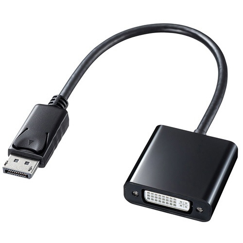 DisplayPort-DVI変換アダプタ　20cm　1個