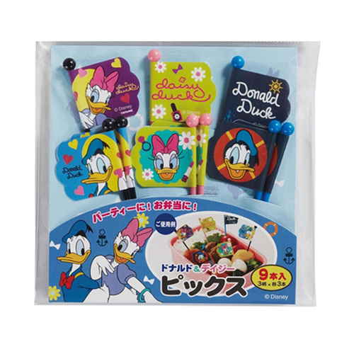ピック　ドナルド　デイジー　9本入　お弁当　キャラクター画像