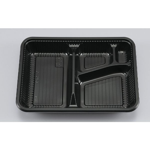 シーピー化成 弁当容器 Z-253(B) BS黒 本体画像