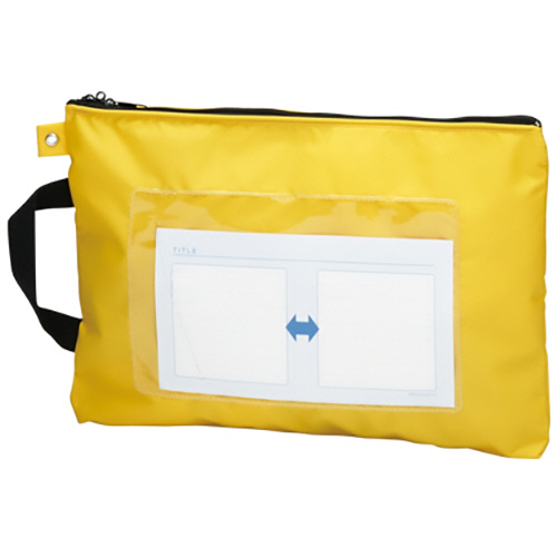 ﾒｰﾙﾊﾞｯｸﾞ A4短辺取手付 ｲｴﾛｰ 1個画像