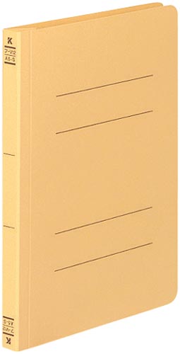 フラットファイルＶ樹脂とじ具　Ａ５縦　黄　１０冊画像