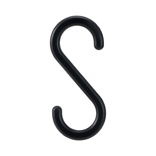 Ｓ字フック（小）６個入　ブラック画像