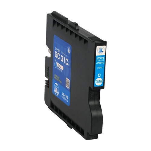 リコー RICOH GC31C シアン 互換 リサイクルインクカートリッジ画像