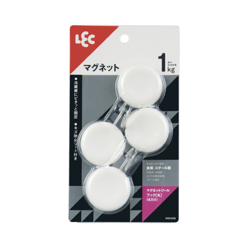 マグネットツールフック（丸）４入画像